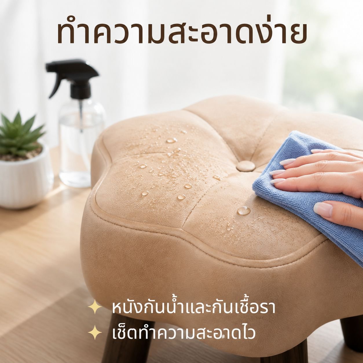 เก้าอี้ตัวเล็กสำหรับใช้ในบ้านและห้องนั่งเล่น