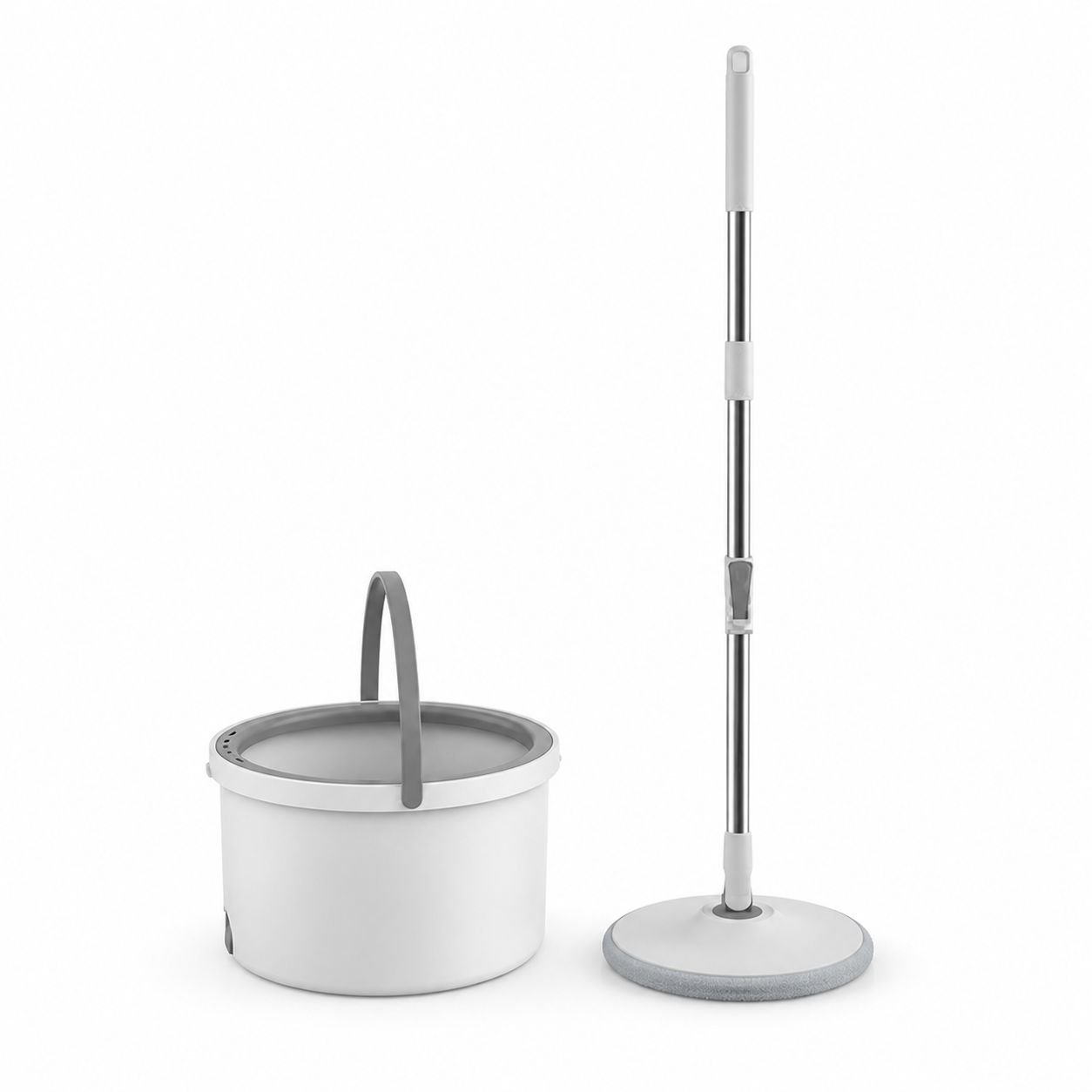 Lazy Mop and Bucket Set, Wet and Dry Separation Hands-Free Home Cleaning Tool