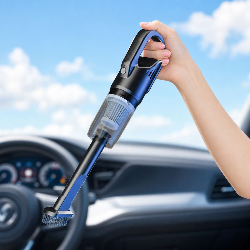Aspiradora inalámbrica para coche y casa, eficaz para limpiar pelos de mascotas