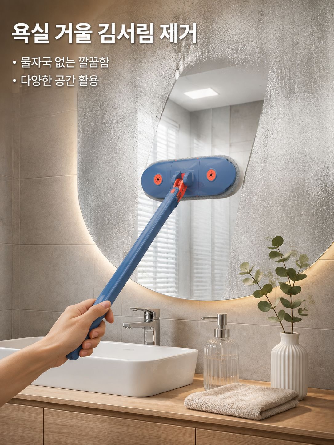 다기능 유리 창문 청소 도구