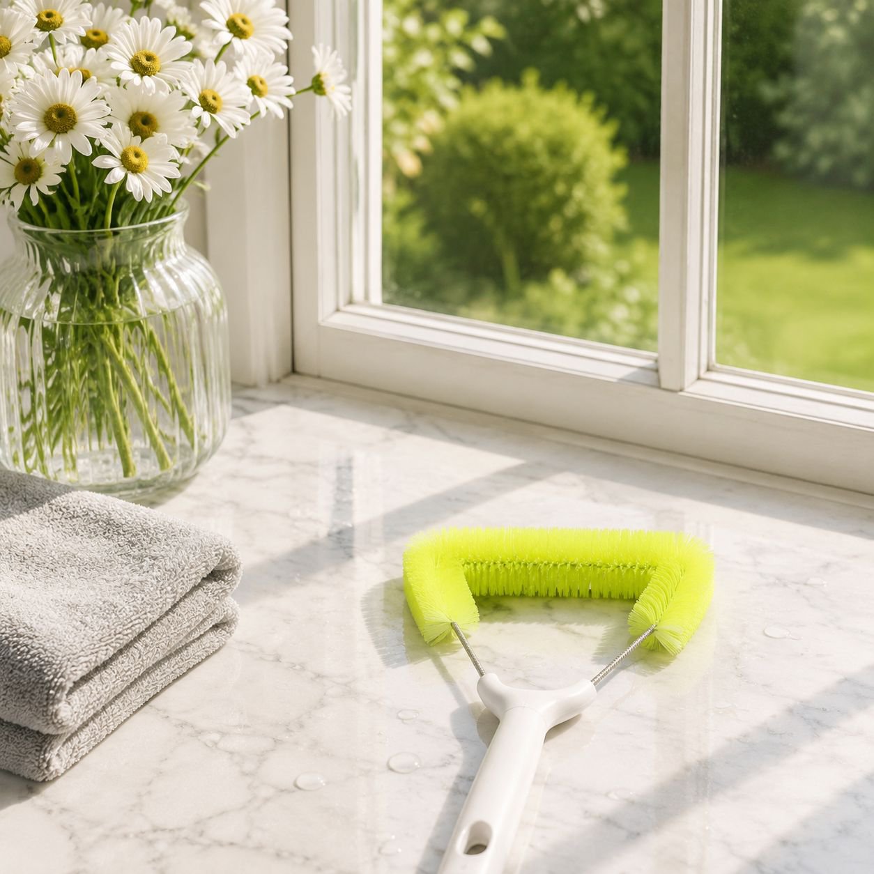 Reusable and washable fan cleaning brush