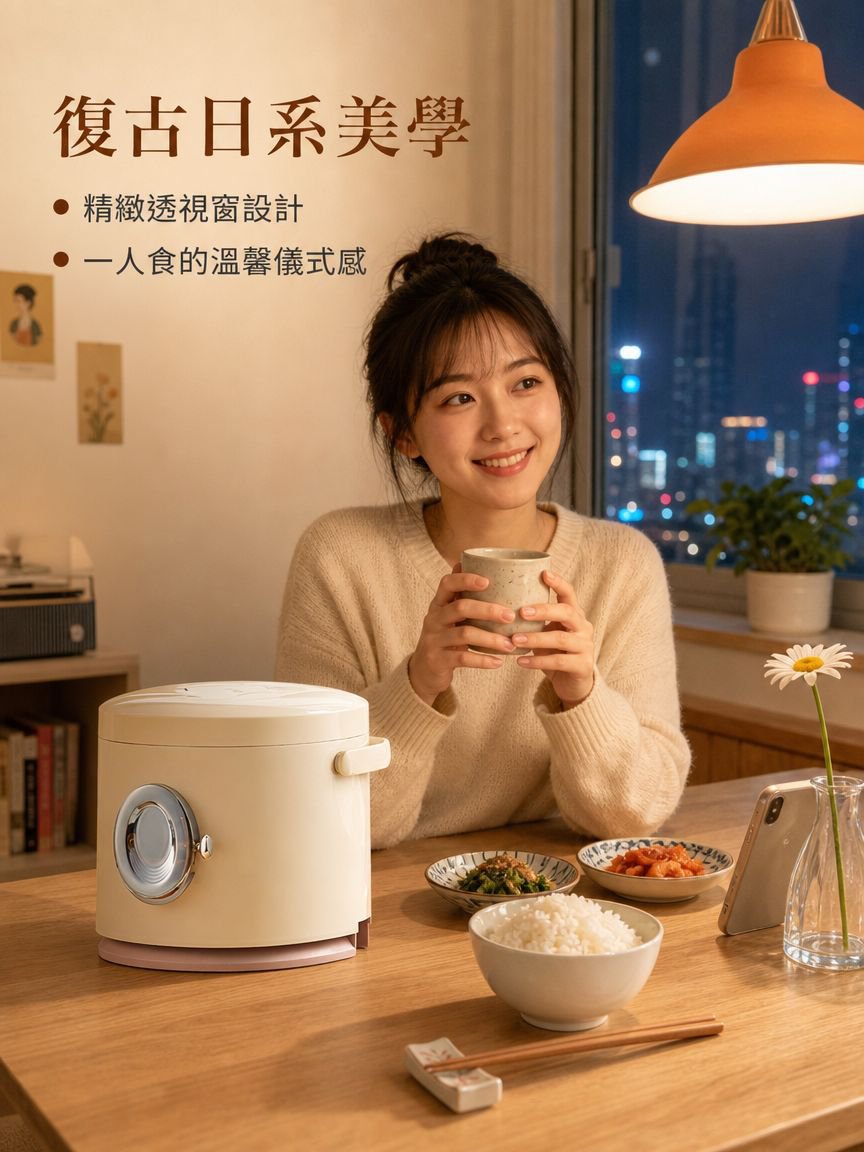 小巧單人智能電飯鍋