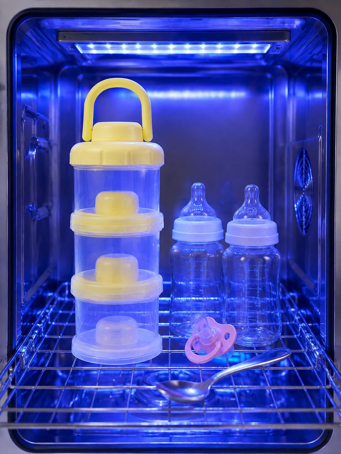 Caja de almacenamiento sellada y portátil de gran capacidad para leche en polvo de bebé