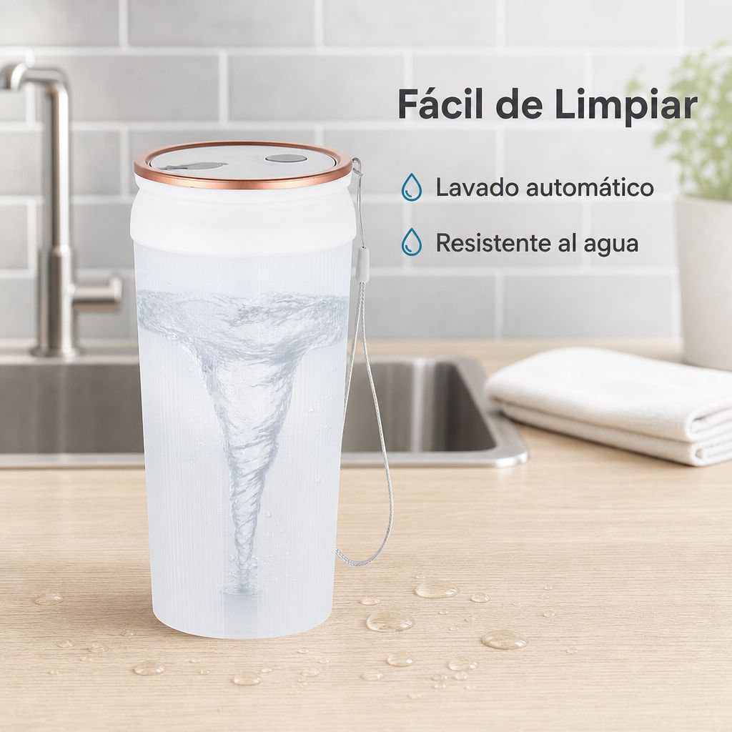 Exprimidor de frutas doméstico portátil pequeño, vaso batidor multifuncional