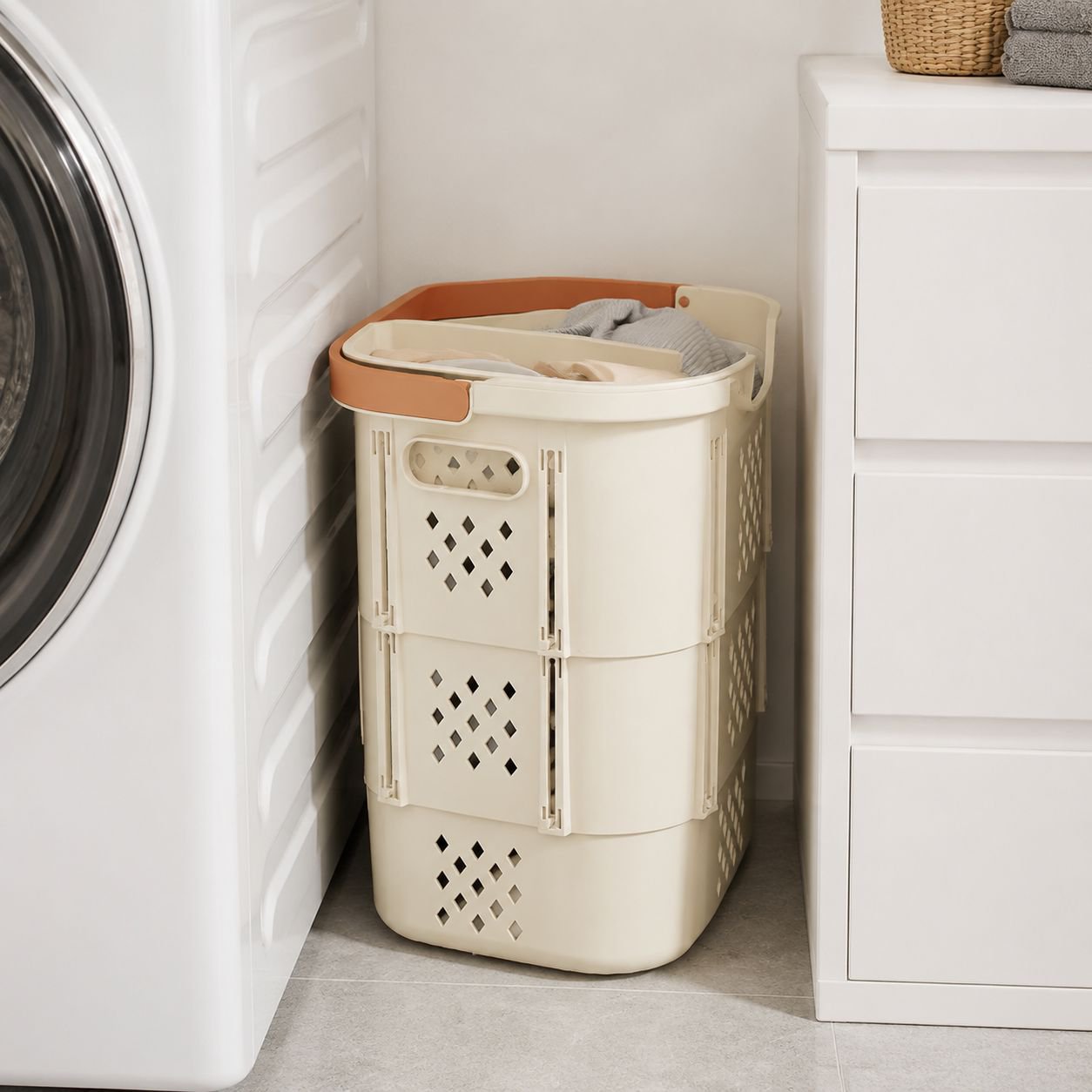 Multifunctional Stackable Clothes Organizer Basket