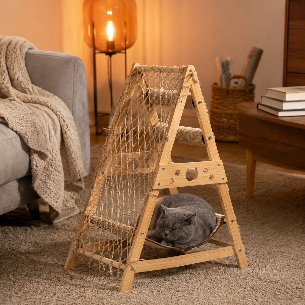 Cat climbing frame wearresistant scratching board