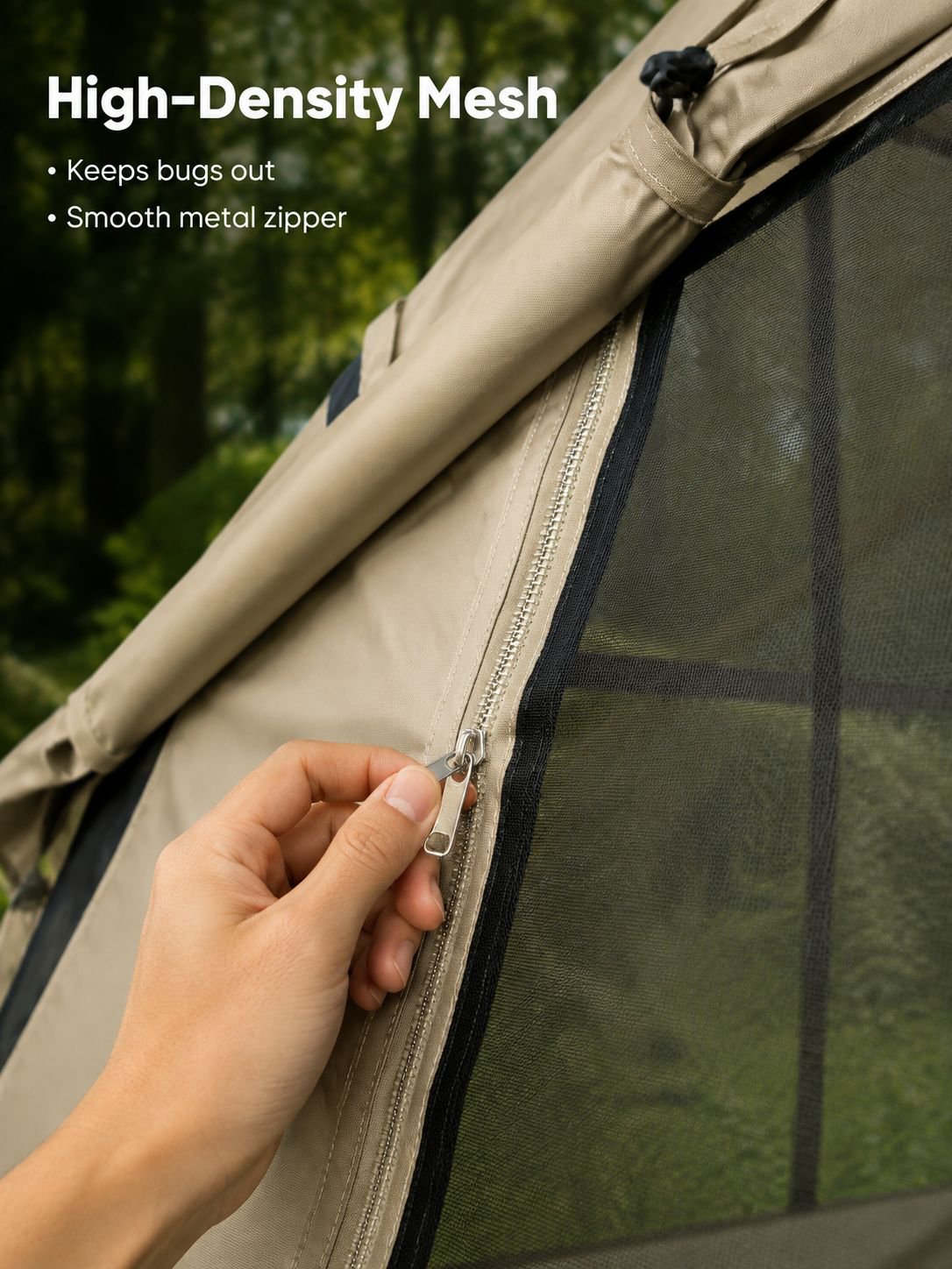 Stable and weather-resistant tent for rental services