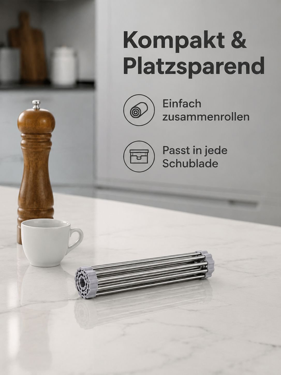 Multifunktionaler Abtropfkorb für Obst und Gemüse