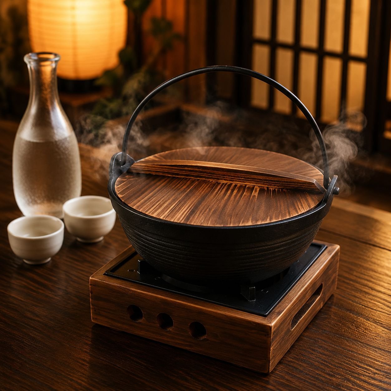 JS Sukiyaki Hanging Cast Iron Pot