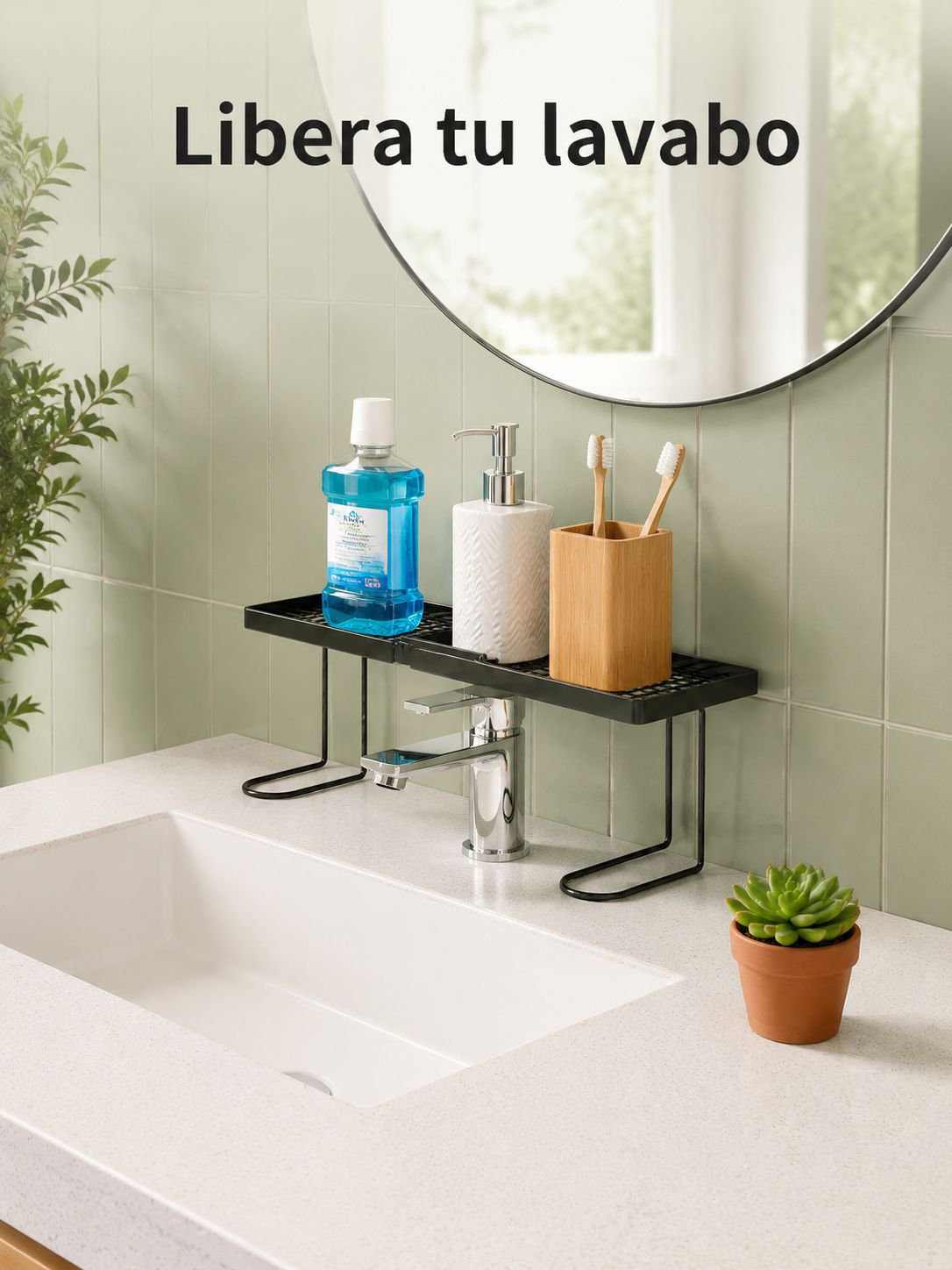 Escurridor resistente al agua para baño