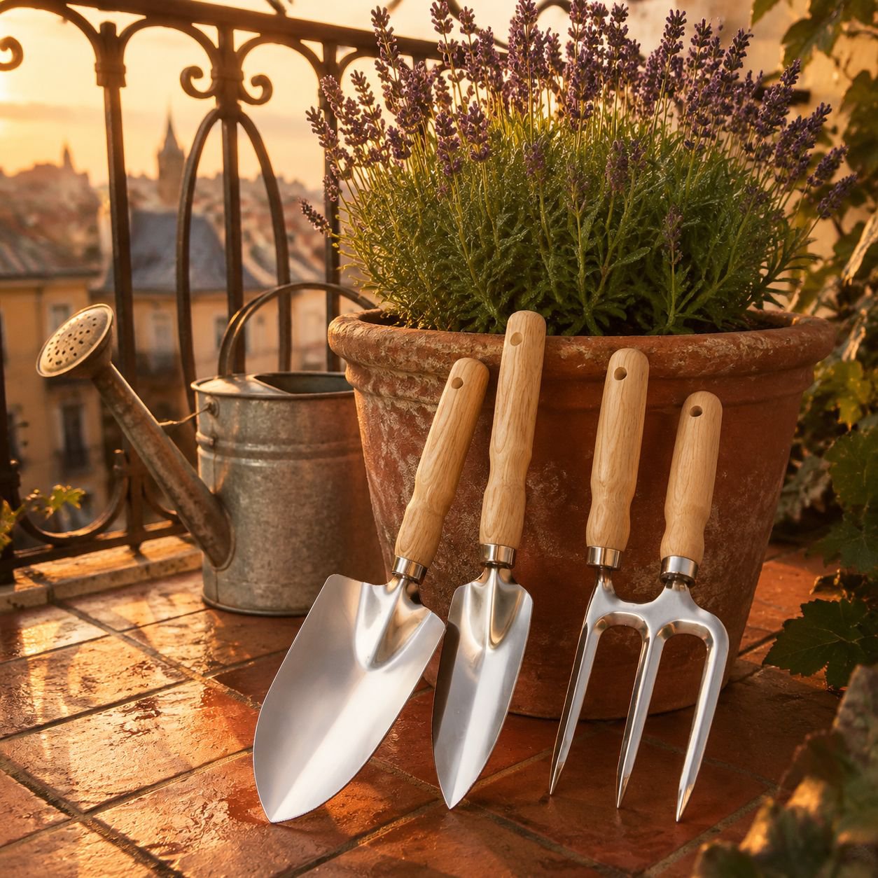 Pelle multifonction pour le soin des pots de fleurs