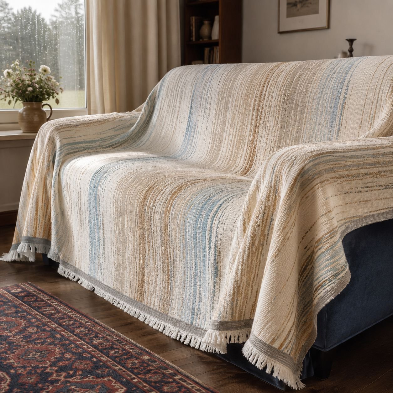 Trendy Gradient Non-slip Sofa Protector