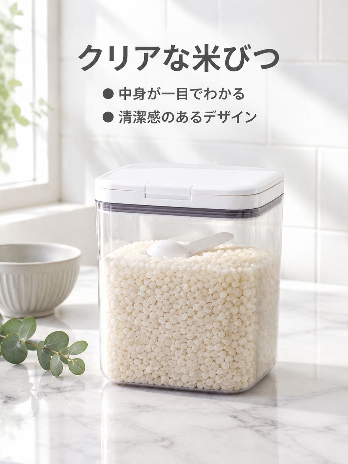 防湿米ストレージジャー