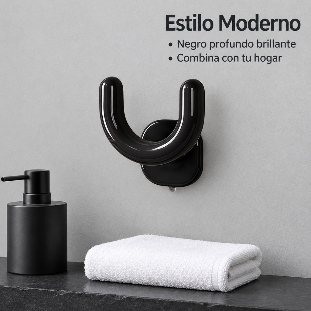 Porta Pantuflas de Pared con Ventosa para Baño Escurridor