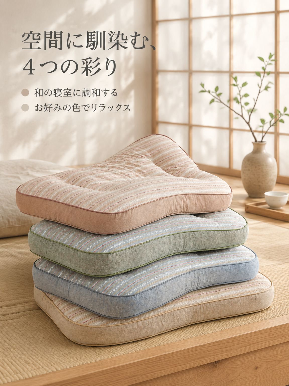 3D分区安眠そば枕