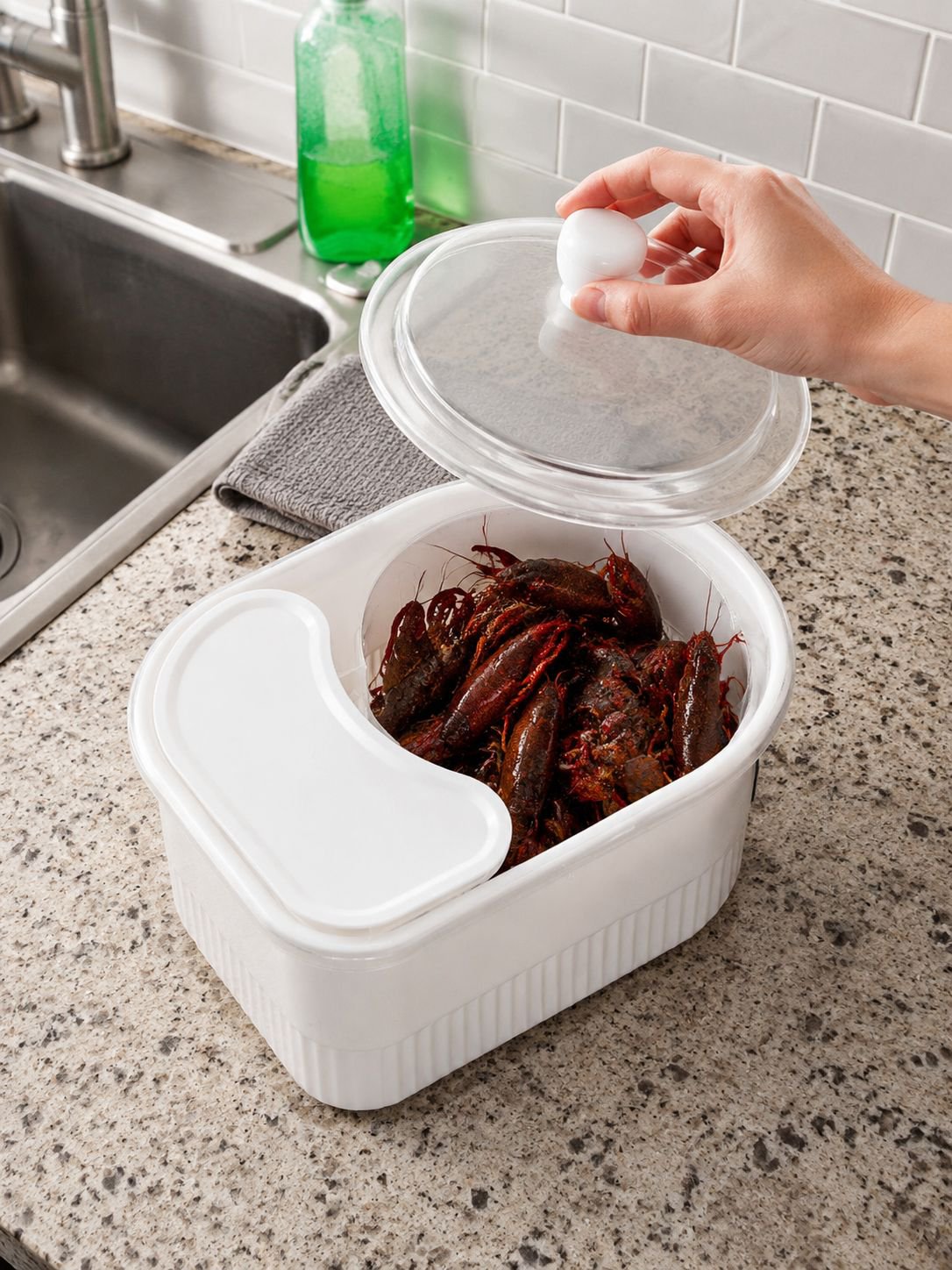 Solución de limpieza integral para utensilios de cocina