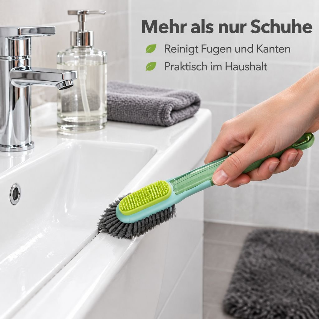 Mehrseitige Bürste zum Entfernen von Schmutz an Schuhen