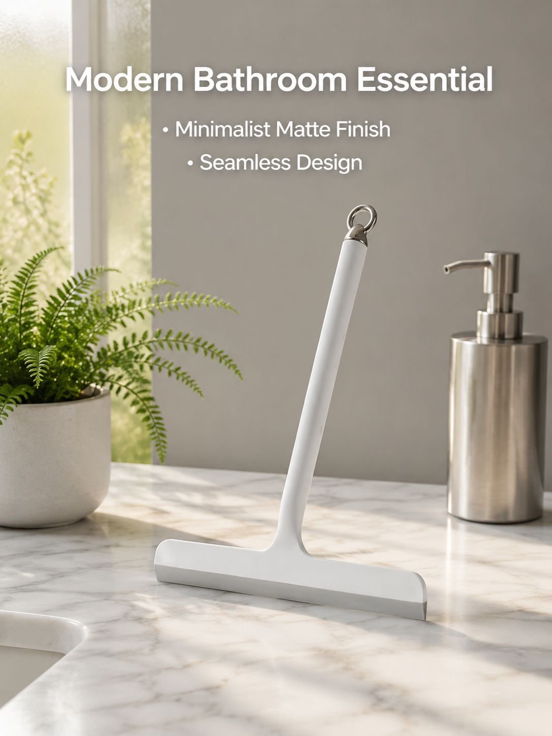 Household Water Squeegee Tool Plastic Glass Scraper