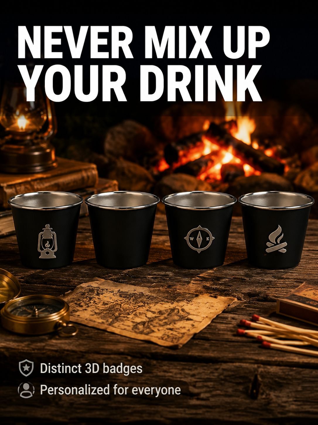 Lightweight and Easy-to-Carry Camping Drinkware