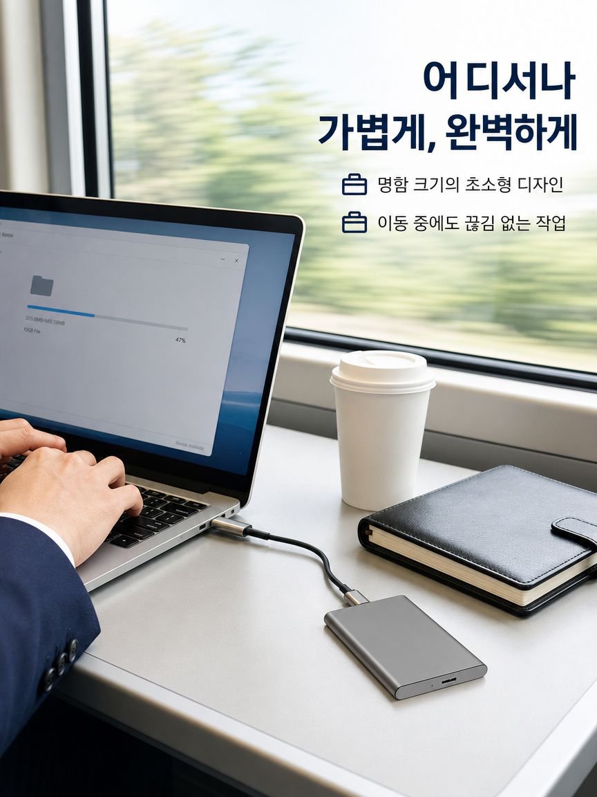 SSD 패키지 및 구성품 전체 이미지