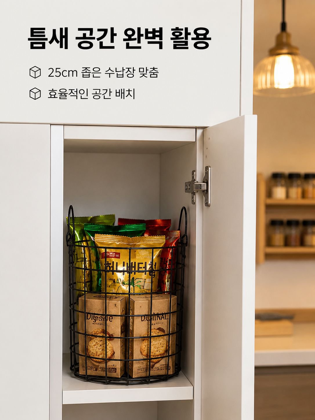 철제 수납 바구니