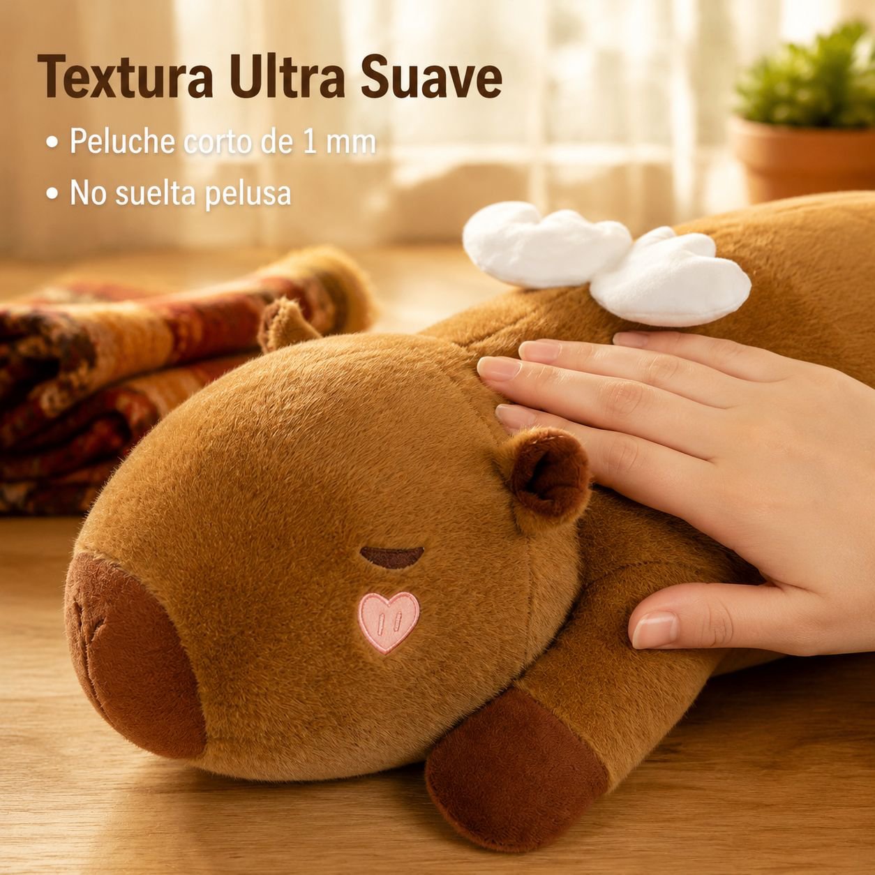 Muñeco de peluche multifuncional cojín