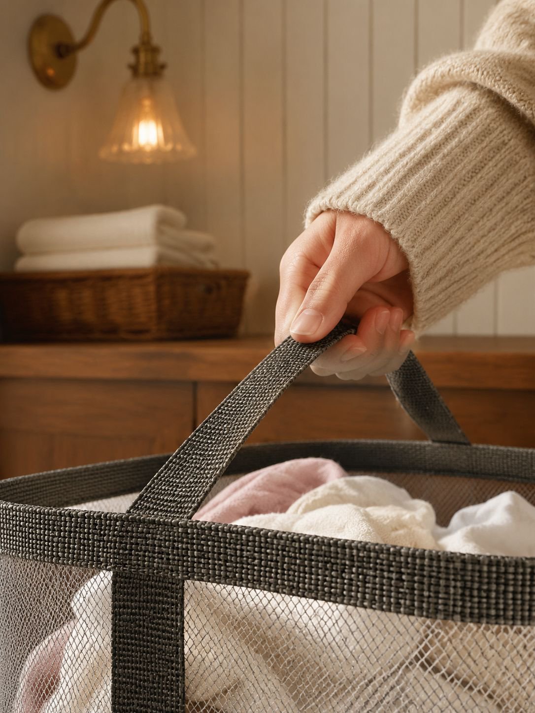 Collapsible Laundry Hamper Organizer