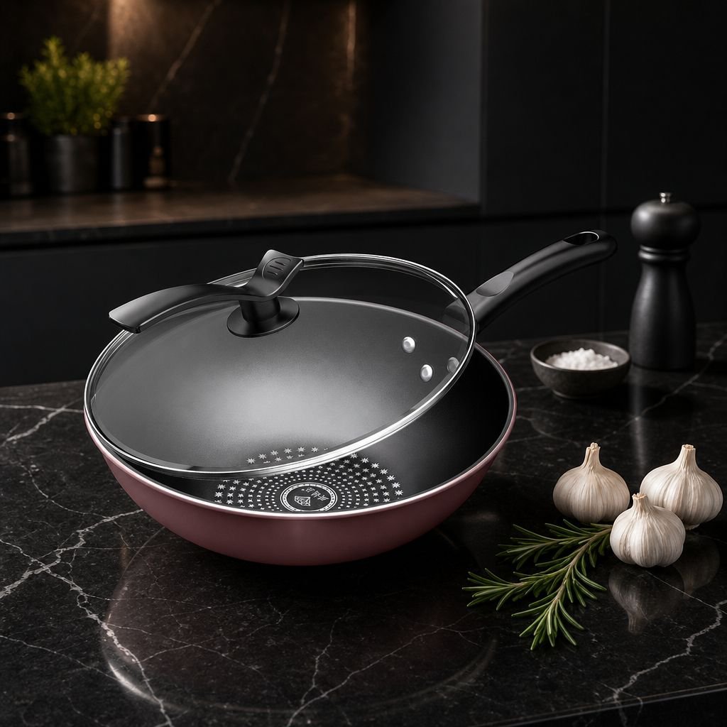  Diamond Seal Star Wok-Antihaftpfanne