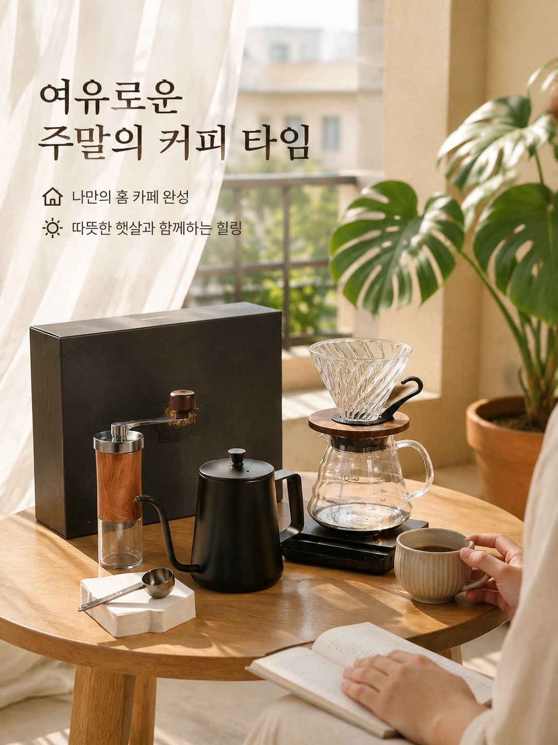 가정용 휴대용 핸드드립 커피세트 전체 구성
