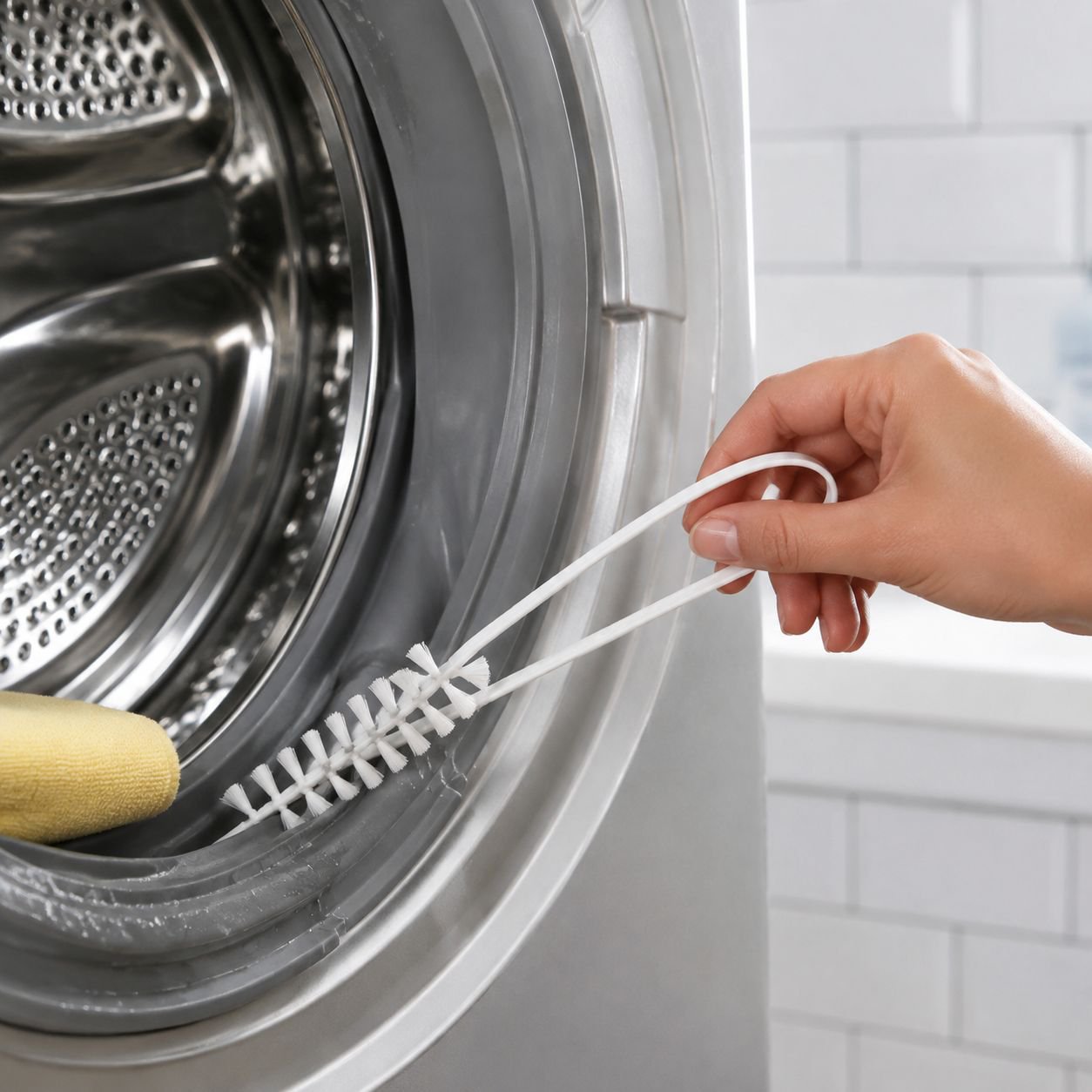 JMY - Extended Cleaning Brush for Washing Machine Crevices