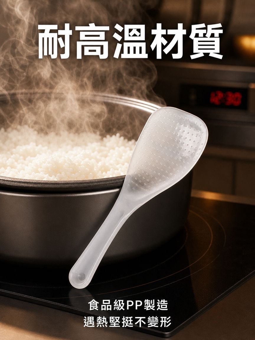 透明防沾米飯勺