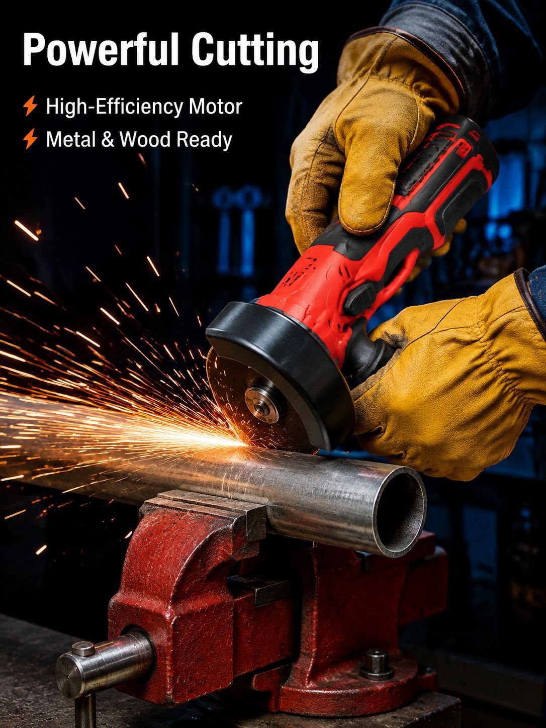 Rigid Lithium Portable Angle Grinder Sanding Tool