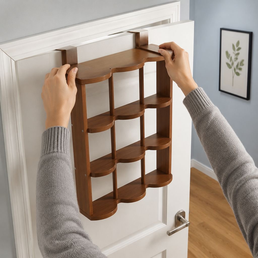 Over-the-door Slipper Organizer for Bathroom