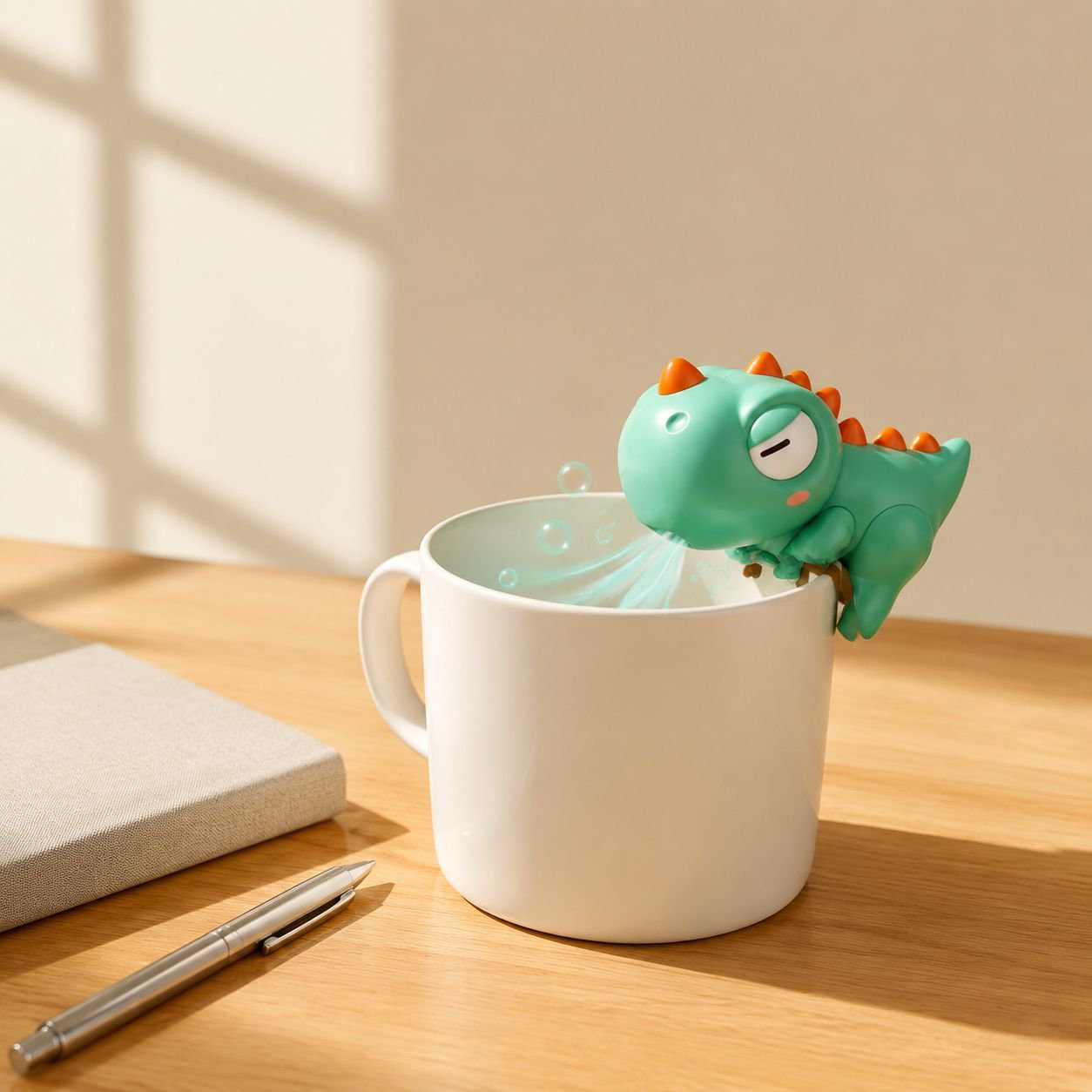 Multifunctional hanging cup mini fan, a great tool for cooling baby food, a portable neck-hanging mi