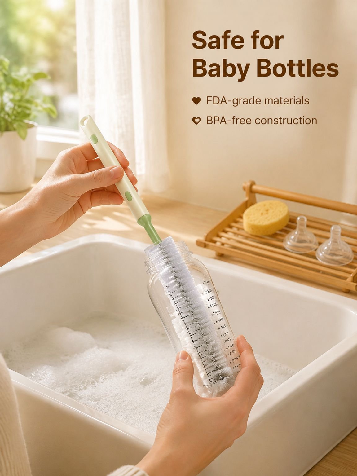 Telescopic Portable Cup Cleaning Brush