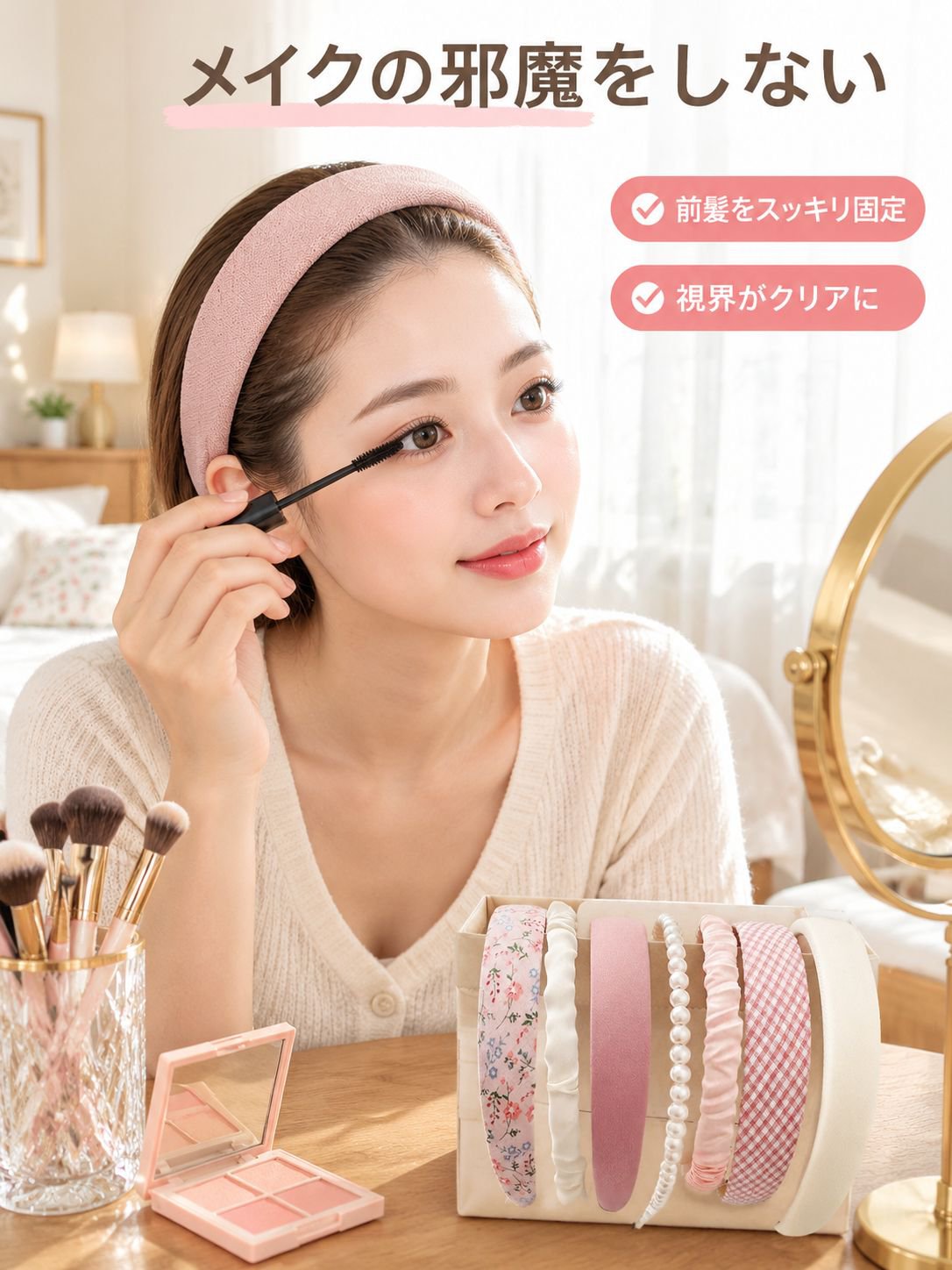 洗顔用ヘアバンド