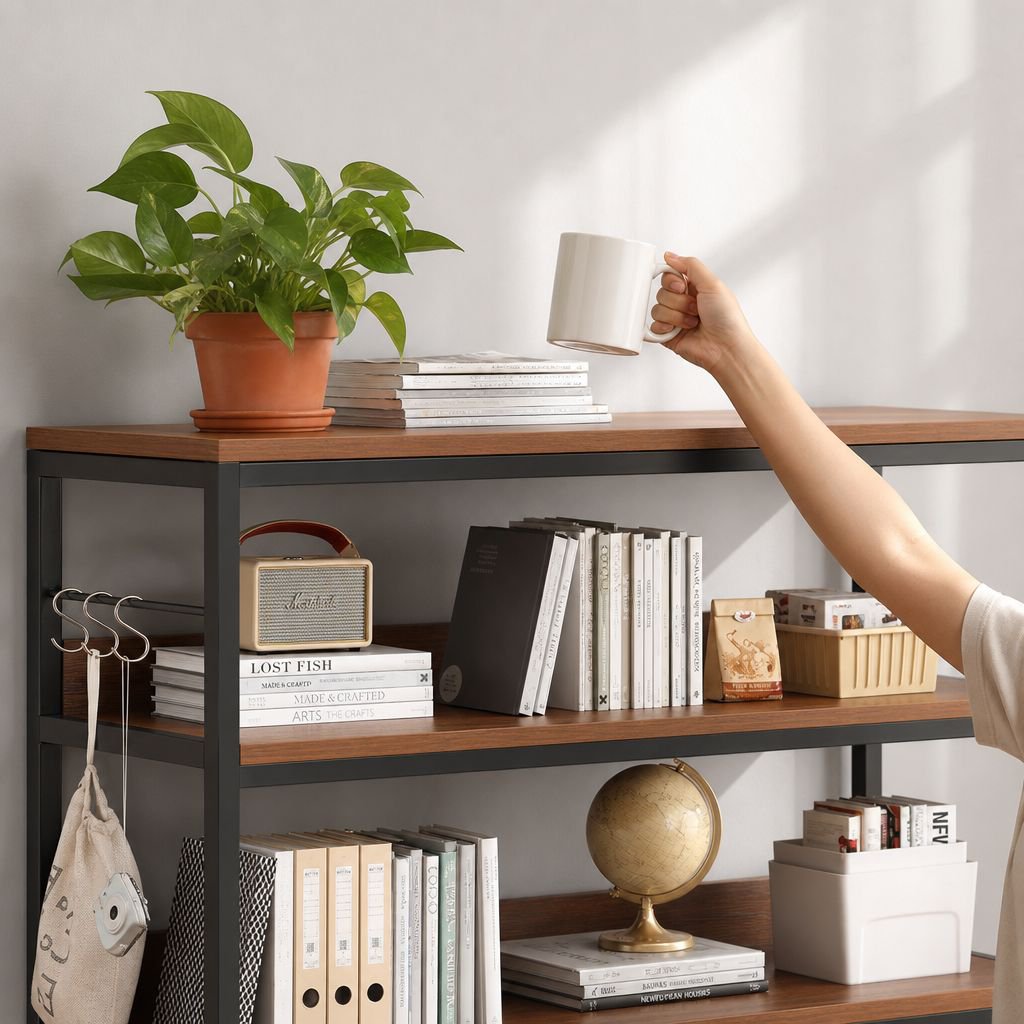 Durable storage rack for maximizing home space