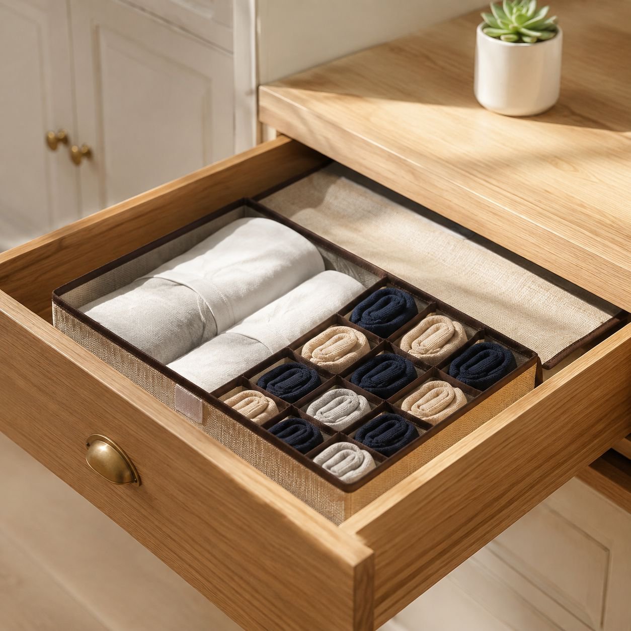 Premium Home Storage Bin for Clothes and Miscellaneous Items