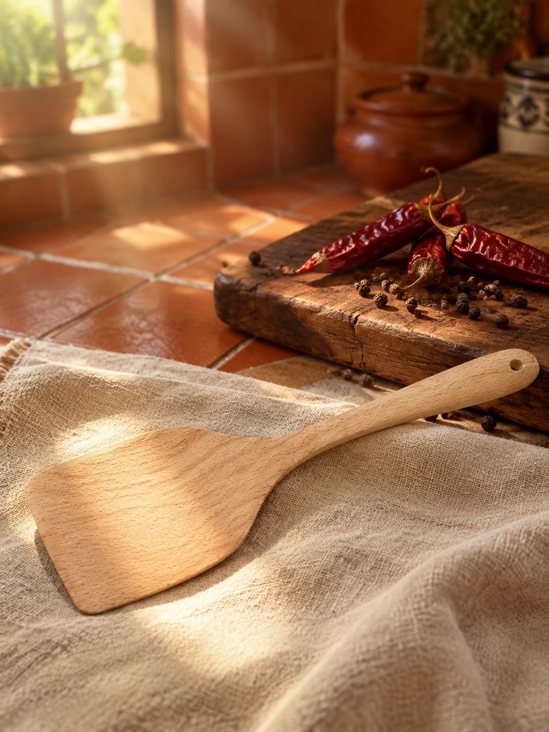 Accesorio de cocina duradero de madera