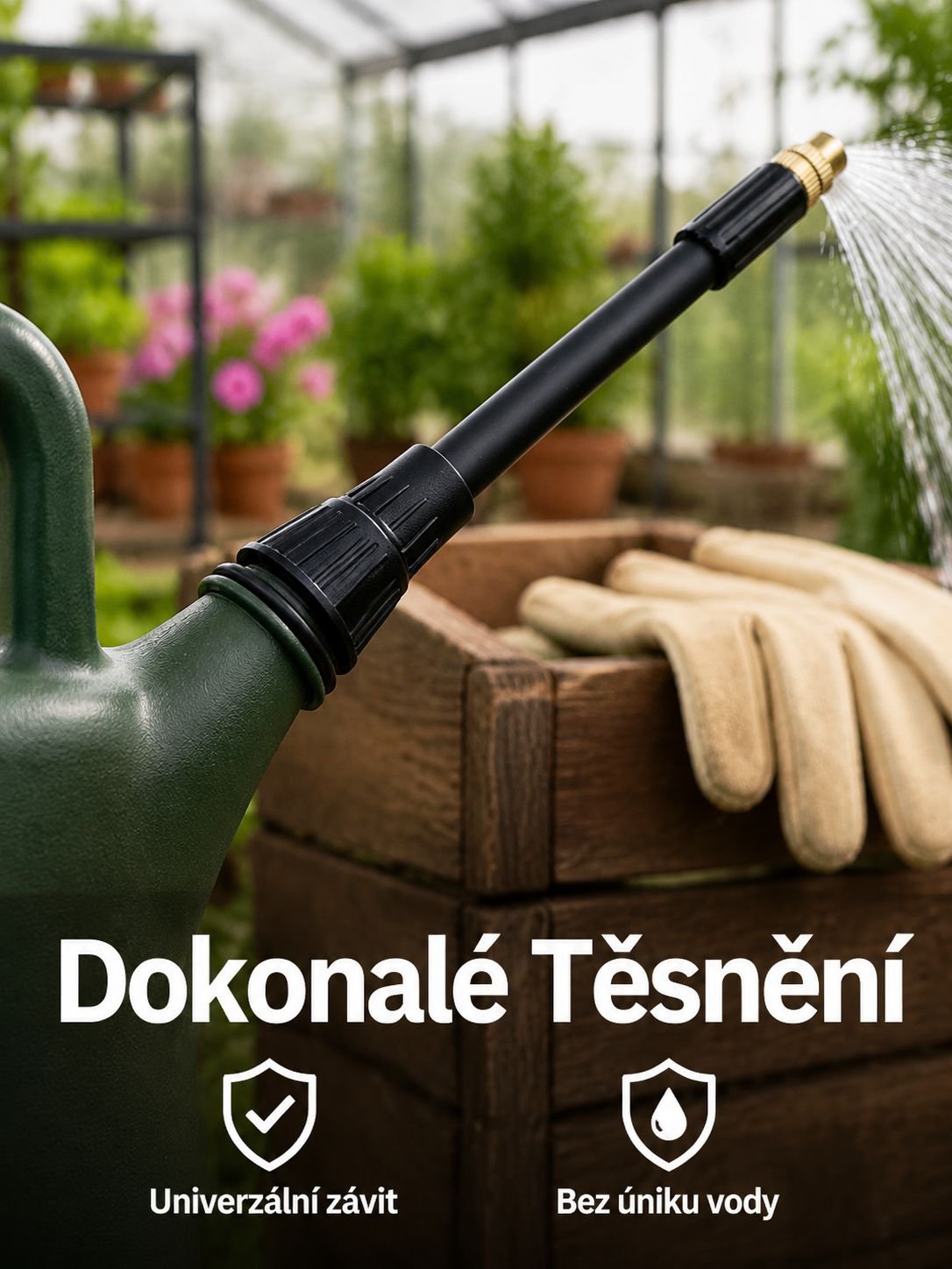 Praktický nástavec na konev pro každou zahradu