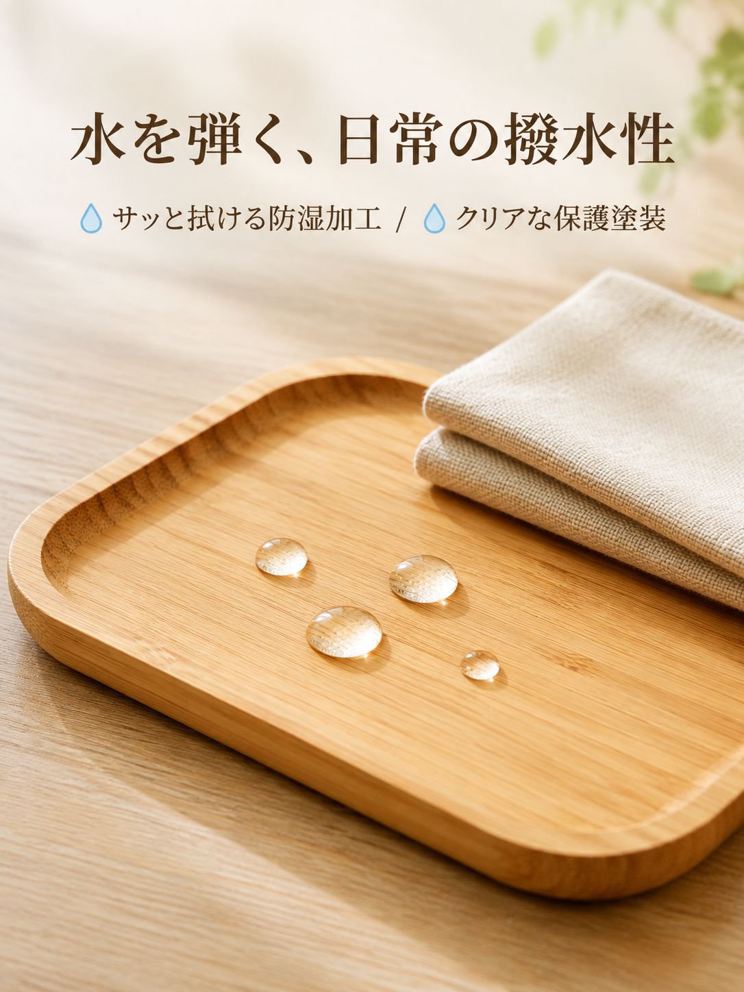 竹製ティートレイ