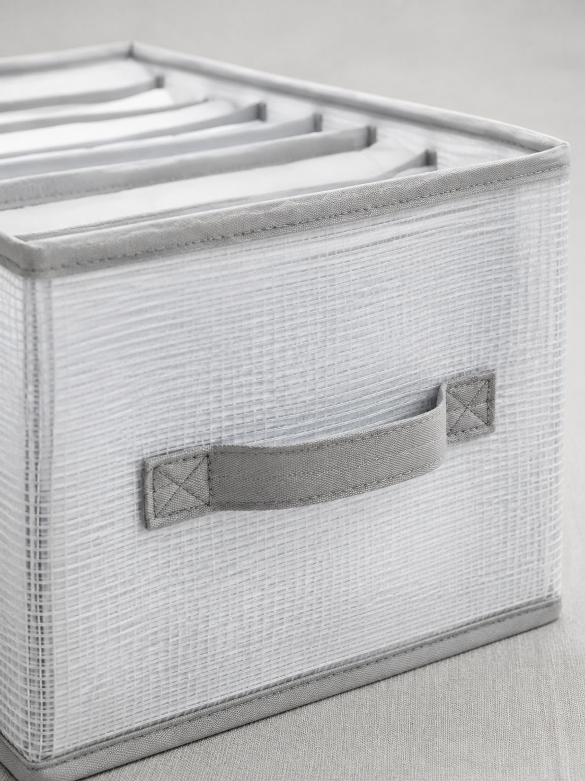 Clear plastic PP drawer organizer for multi-purpose use