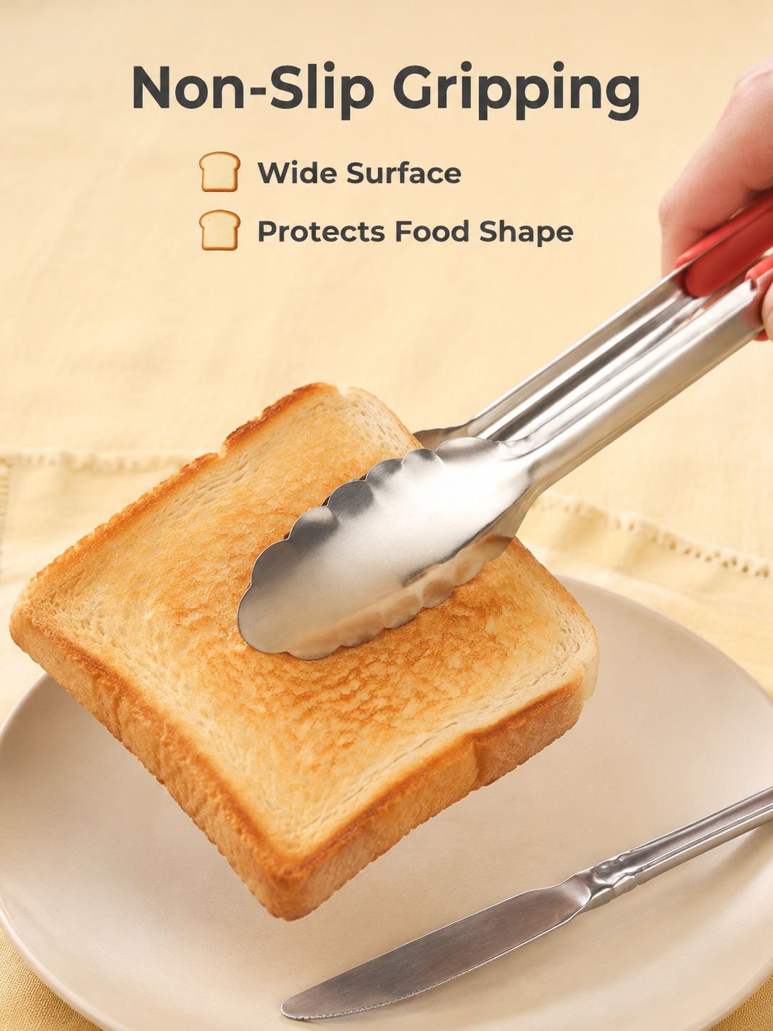 Stainless Steel Thickened Anti-scalding Bread Clip