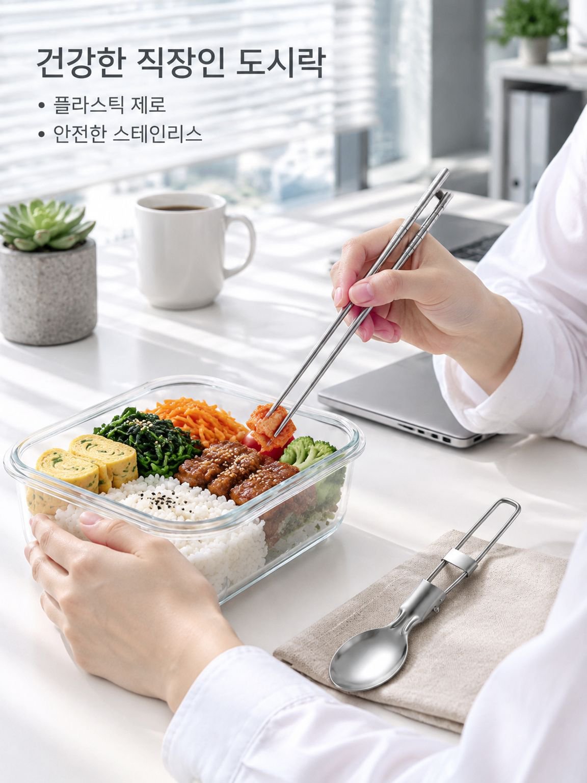 휴대용 스테인리스 커틀러리