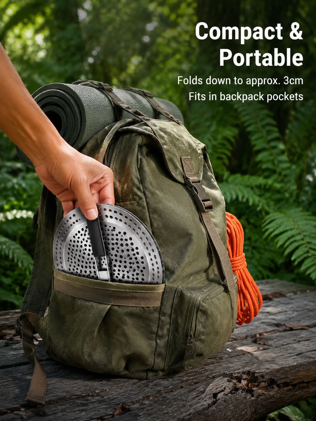 Foldable Handle Grill Pan