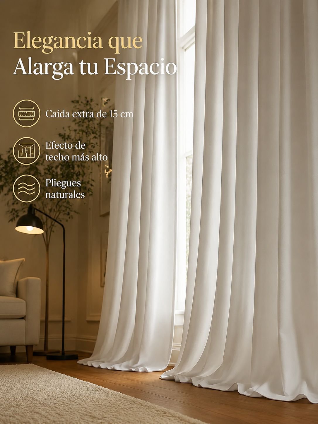 Cortina de terciopelo de estilo lujo ligero