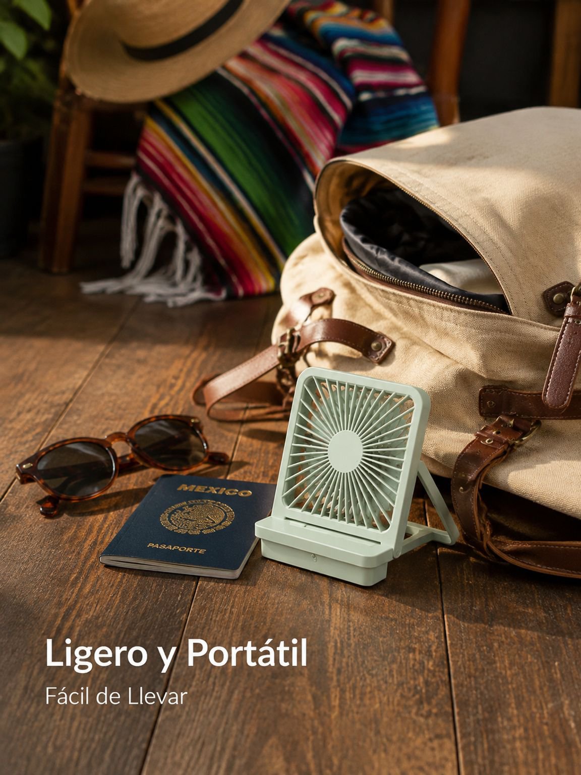 Mini ventilador de escritorio portátil