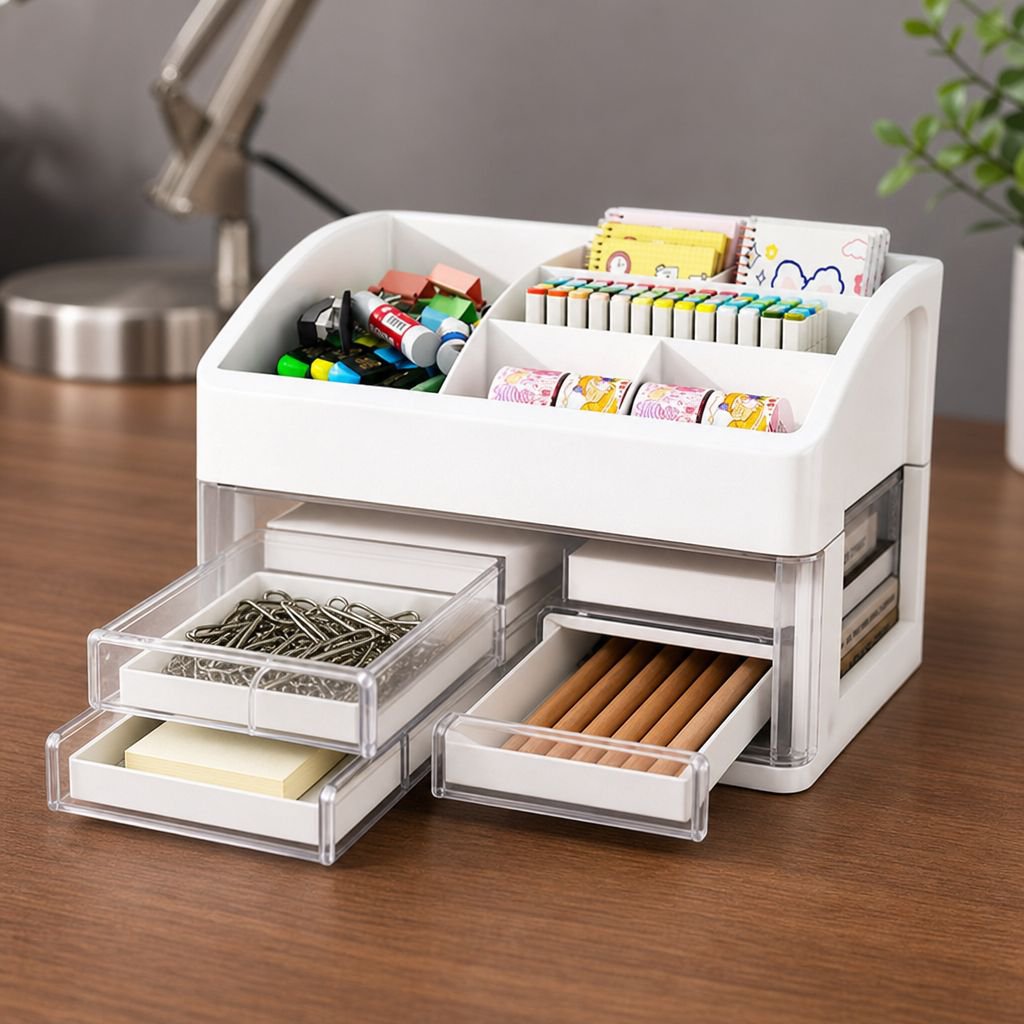 Organisateur de bureau à plusieurs tiroirs