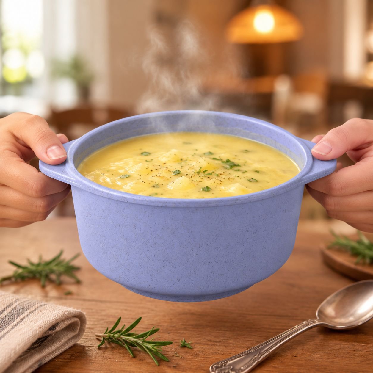 Wheat straw casserole bowl Japanese style household rice bowl plastic bowl soup bowl small