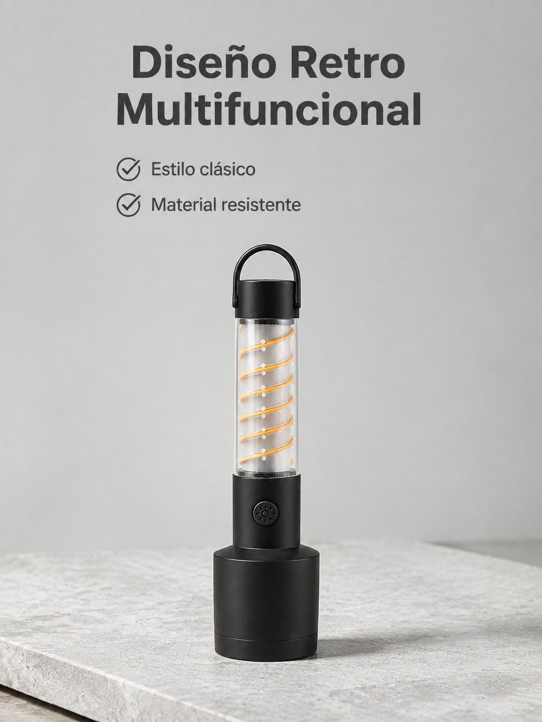 Linterna multifuncional para exteriores